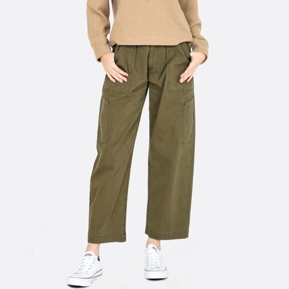 Agolde Mari Oversized Utility Pant Brown Orange Cargo Barrel Pants Baggy Size 26 - Picture 12 of 12